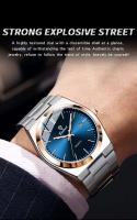 Reloj de Lujo para Hombres UTHAI Automático, Correa de Cuero, Resistente al Agua, Luminoso, Calendario, Regalo - details 12