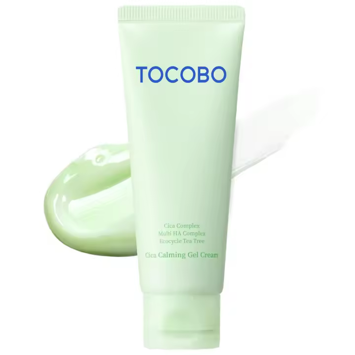 TOCOBO Cica Calming Cream Crema hidratante calmante vegana coreana con cica, ácido hialurónico y árbol de té: ligera y no pegajosa - 1
