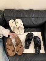Retro bolsa de fondo plano cabeza media zapatillas zapatos de las mujeres desgaste nueva primavera y verano tejido perezoso casual sandalias zapatos - details 18