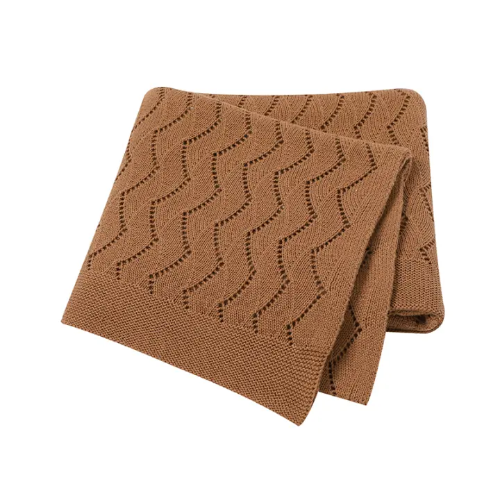 Manta de DOT Súper suave para Bebe, Funda de dormir para cochecito de nuevo nasido, ropa de Cama infantil, envoltura de muselina 100x80CM a Cuadros - 1