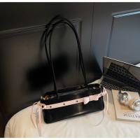 Bolso portátil con forma de palo francés, cinta con lazo Y2K, bolso de hombro con lazo, estilo francés coreano, bolso para axilas, trabajo - details 10