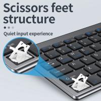 4.jpg Jomaa-conjunto de teclado y ratón inalámbrico para ordenador portátil, accesorio recargable y delgado con Bluetooth, USB 2,4G, Combo de teclado y ratón - details 2