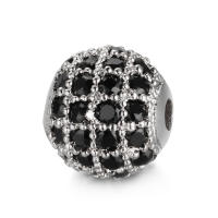 Cuentas de Espacer de Bolas de Zirconio y Latón 6PCS Tamaños 5MM 6MM 8MM 10MM - details 27