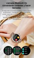 2024 Reloj Inteligente Mujer, Rastreador de Actividad Física, Monitor de Salud para Frecuencia Cardíaca, Oxígeno en Sangre y Sueño, Pantalla de 1.2 '' Reloj Inteligente de Fitness para Android iPhone, IP67 Impermeable, Correas Dobles - Acero y Silicona - details 3