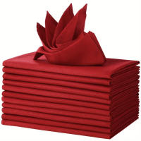 Juego de servilletas de tela de 6/12/24 40x40cm, mantel grueso de poliéster duradero, reutilizable para cocina, comedor, decoración de boda - details 0