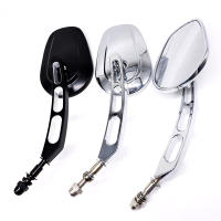Espejos retrovisores para motocicleta, espejo retrovisor de cristal, espejo lateral derecho izquierdo para Harley 883 1200 48 - details 3