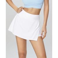 Falda deportiva de verano de cintura alta para mujer con bolsillo interior dividido, conjunto de golf para fitness y tenis - details 6