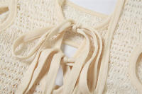 Tejido con mochila y moda femenina hueca. - details 9