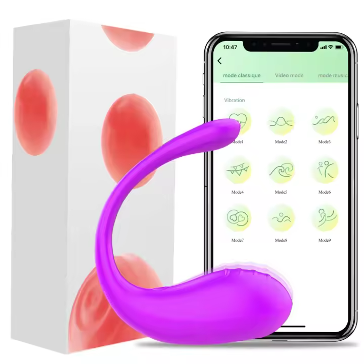 ​ Vibradores vaginales controlados por aplicación de 9 velocidades, masajeador de huevo vibratorio Anal para punto G, estimulador portátil, Juguetes sexuales para adultos para mujeres y parejas - 1