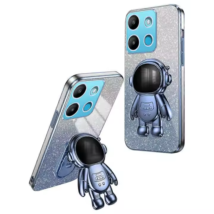 Funda de teléfono antigolpes PC + TPU con soporte para Transsion Infinix Smart 7 4G/ Tecno Spark Go 2023 4G - 1