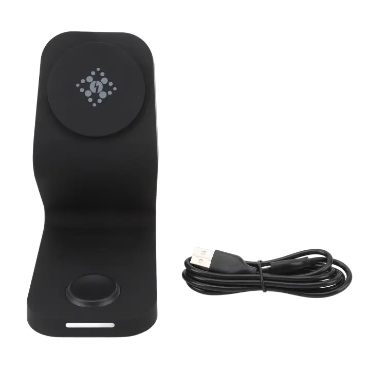 Estación de Carga Plegable Portátil Cargador Inalámbrico Magnético 18W - 1