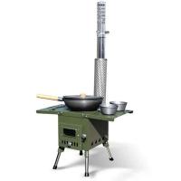 Piezas para tienda de campaña, accesorios portátiles para estufa de leña, tubo de chimenea, tapa de pararrayos de acero inoxidable - details 5