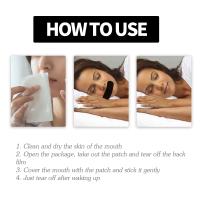 Eelhoe parche para ronquidos, pulverizador de lavanda para aliviar el estrés, la ansiedad, la respiración Nasal, tiras para dormir, mascarilla bucal antironquidos - details 10