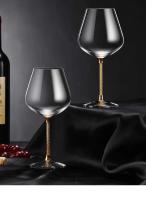 Juego de copas de cristal de alta gama, copas de vino de gran barriga, copas de cristal, 2 uds. - details 1