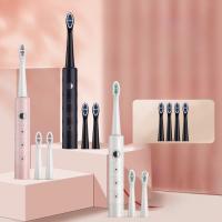 Cepillo de dientes eléctrico sónico para adultos, modelo DuPont de lana suave, resistente al agua, carga USB, fábrica - details 3