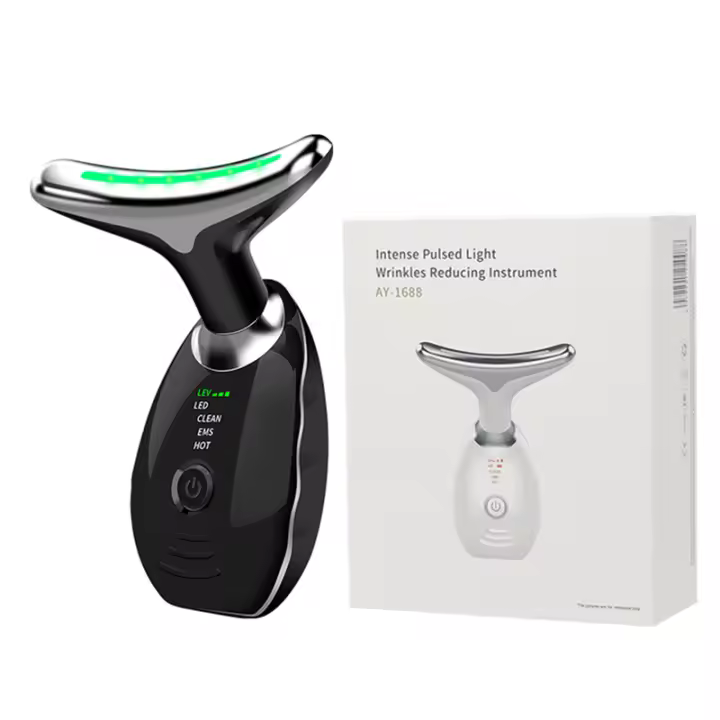 Removedor de Arrugas de Microcorriente Eléctrica Dispositivo de Belleza Facial y Cuello con Lifting Térmico EMS Voltaje Estándar DC 5V Certificado CE/ROHS - 1