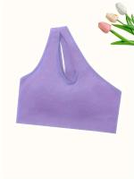 Sujetador Deportivo Cómodo para Mujer con Almohadillas Extraíbles - Sin Aros, Diseño de Un Hombro, Detalle de Malla Transpirable, Mezcla de Nylon y Elastano - details 10