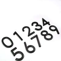 Letreros adhesivos digitales para correo al aire libre de casa de 5 Cm, placa de dirección para el hogar, número de Hotel, señal de puerta personalizada - details 8
