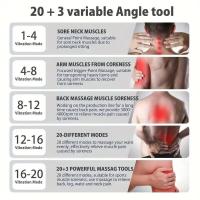 Vibrator recargable de 20 modos para mujeres Pareja Jugar Palo de masaje giratorio Estimulador del clítoris Juguete adulto Masturbación del punto G femenino - details 8