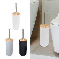 Juego De Cepillo Para Inodoro Antigrasa Pequeño Y Resistente Con Soporte Limpieza De Baño Accesorio De Baño Con Mango Longitudinal - details 6