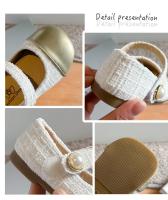 Zapatos planos informales de cuero para niños, calzado de baile de princesa para fiesta y boda, 2024 - details 2