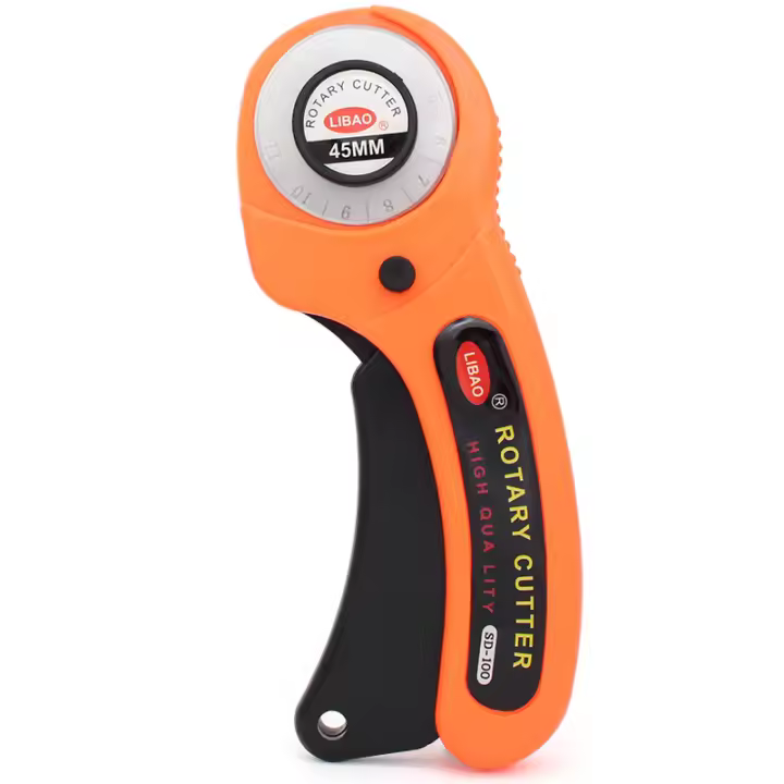Cortador rotativo para tarjetas de tela, cuchillo de corte de rodillo para costura de papel, tijeras de sastre, vestido de cuero, herramienta de bricolaje para fabricación de ropa - 1