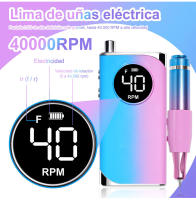 Taladro Eléctrico para Uñas Profesional 35000RPM Cabeza de Molienda Metálica - details 4