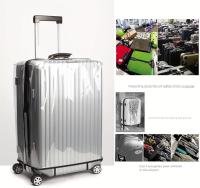 3 fundas para equipaje, funda gruesa de PVC transparente para maleta, 50,8 cm, 60,96 cm, 71,12 cm, funda protectora para maleta, impermeable, a prueba de polvo, antiarañazos para maleta de equipaje de viaje - details 1