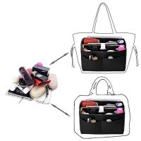HHYUKIMI-organizador de maquillaje, bolsa con inserción de fieltro para bolso, bolso interior de viaje, cosmético portátil, apto para varias marcas de bolsos - details 12