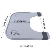 Bandeja de Silla de Ruedas ABS Moderna Desmontable, Unique, Calidad Segura - details 1