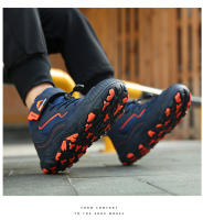 Botas de senderismo tobilleras de marca para niños, zapatillas de senderismo antideslizantes, calzado de escalada de montaña al aire libre, calzado deportivo Unisex para niños - details 30