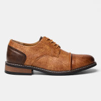 Zapatos casuales de negocios, tendencia retro, zapatos de cuero de gran tamaño. - details 2