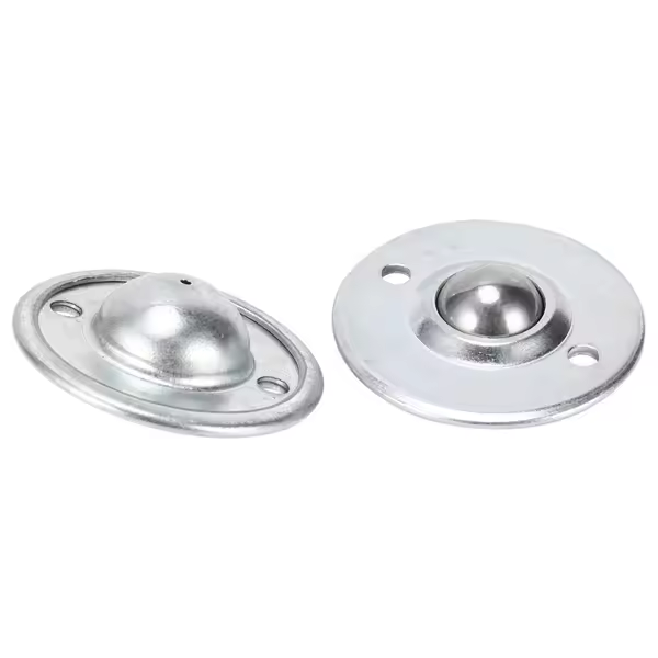 6pcs CY-16B 5/8-pulgada que lleva la unidad de transferencia del transportador del reborde de la bola del rodillo de acero - 1