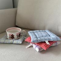 Posavasos de algodón para fotos, mantel de mesa multicolor de calidad, taza de café para Mantel Individual, decoración de mesa cuadrada, manteles individuales de algodón para el hogar - details 0