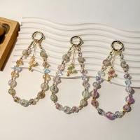 Cadena de teléfono de mariposa acrílica, corazón de amor de mariposa Y2K, correa de abalorios para teléfono, cadena de cuentas con forma de corazón de amor, cadena con cuentas para niñas - details 8