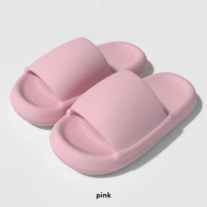 Verano fresco zapatillas de las mujeres desgaste de fondo suave antideslizante casa zapatillas de los hombres interior de fondo grueso suave pareja zapatillas de masaje - 1