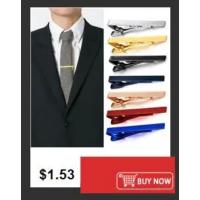 Clip de Corbata de Metal con Diseño Clásico Pinza de Corbata de Cristal para Hombres - details 4