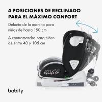 Silla de Coche Isofix para Bebés y Niños Ajustable a 40-150 cm, 360º de Rotación, Seguro y Portátil - details 7