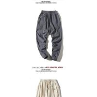 Pantalón de verano para hombre, fino, casual, versátil, 100% puro algodón hasta el tobillo. - details 4