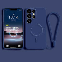 Funda de Silicona Líquida Magsafe Carga Inalámbrica Magnética para Samsung Galaxy S25 S24 S23 S22 Ultra Plus Fe A55 A15 A35 4g 5g Accesorios de Electrónica - details 10