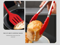 Juego De Cocina De Silicona 10 PCS Herramientas De Cocina Y Hornear Cuchara Espátula Raspador Accesorios De Cocina Ecológicos - details 15