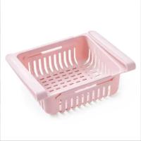 Cesta de almacenamiento para refrigerador extensible Flexible, cajón organizador para cocina, congelador, nevera, caja de almacenamiento de alimentos frescos - details 0