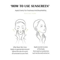 SPF50+ Protector solar facial Control de aceite Bloqueador solar Protector Antienvejecimiento Crema hidratante iluminadora - details 11