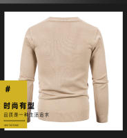 Cardigan de Moda para Hombres Abrigo de Punto de Manga Larga con Botones - details 2