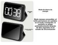Temporizador Electrónico LED Moderno Y Sencillo Para Estudiantes Temporizador Digital Recordatorio De Cuenta Atrás Para Cocina - details 6