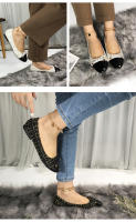 Zapatos de punta redonda para mujer, nuevo estilo, zapatos planos versátiles de boca baja, zapatos de abuela versátiles y cómodos. - details 0