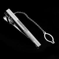 Clip de Corbata de Cobre Inladado de Alta Gama para Hombres Accesorio de Elegante para Trajes de Boda, Fiesta, Negocios Recuerdo de Invitado de Negocios - details 1
