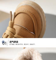 Botas de nieve para niños invierno nuevos zapatos grandes de algodón para niños apilados zapatos para bebés y niñas engrosados versión coreana niño - details 2