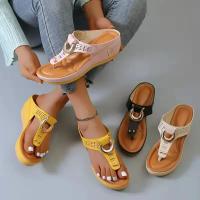 Sandalias de Verano 2025 para Mujeres Tallas Grandes Pantuflas de Plataforma Antideslizantes - details 12