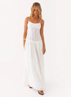 "Vestido Largo de Tirantes con Volantes 2025 - Pliegues Elegantes, Estilo Europeo, Moda Boho Chic, Vestido Femenino para Verano, Playa o Eventos |   Envío Rápido Miravia" - details 4